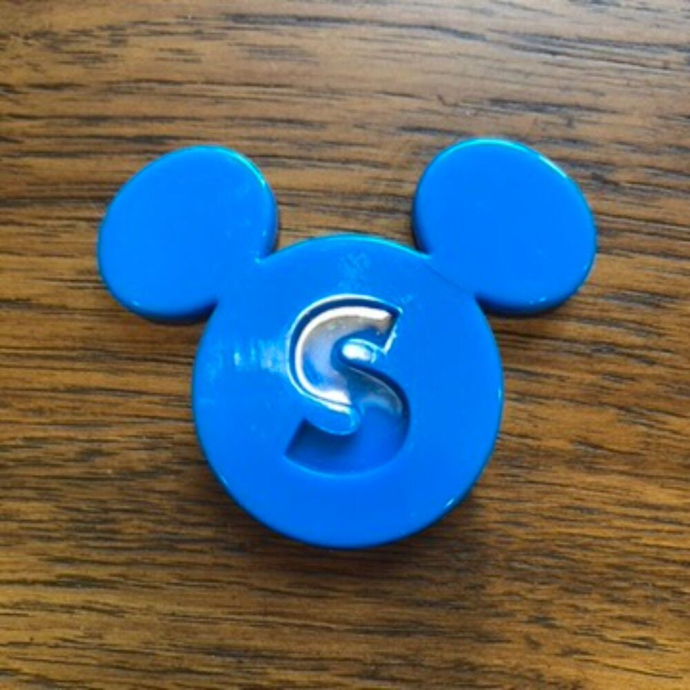 Blue Letter "S" Walt Disney Parks Mickey Mouse Alphabet Magnet